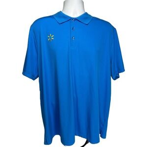 Wal-Mart Men's Employee‎ Polo Shirt Size XL Embroidered Spark Logo
